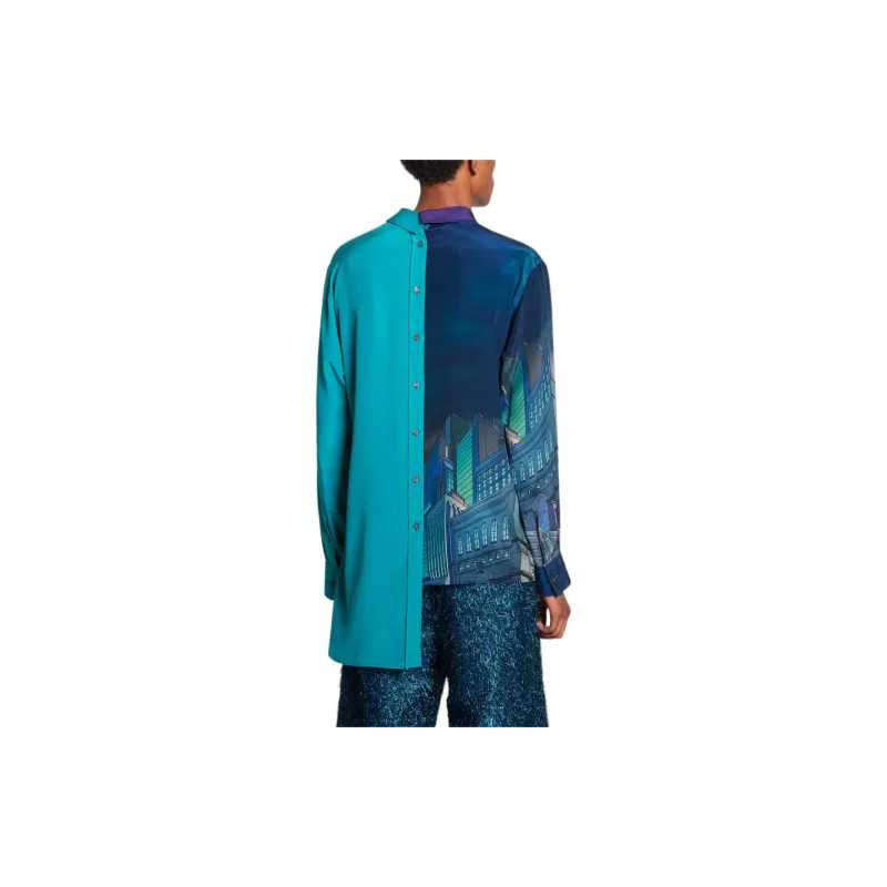 Lanvin Shirts Men Blue-2