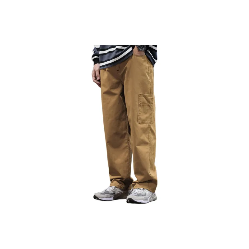 Tonlion Jeans Men's Brown Yellow-1