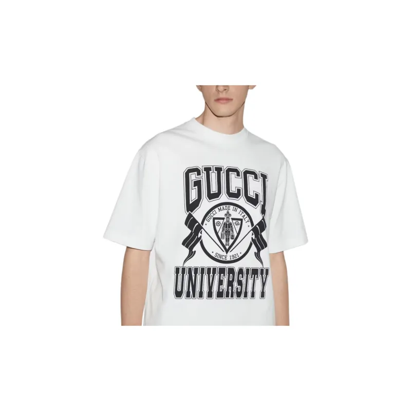 GUCCI Printed Jersey T Shirt-5