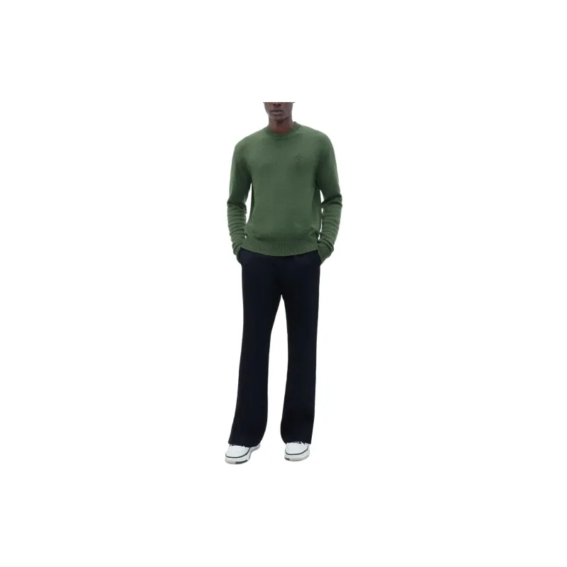 AMIRI Amiri Stack Crewneck Sweater Men's Green-2