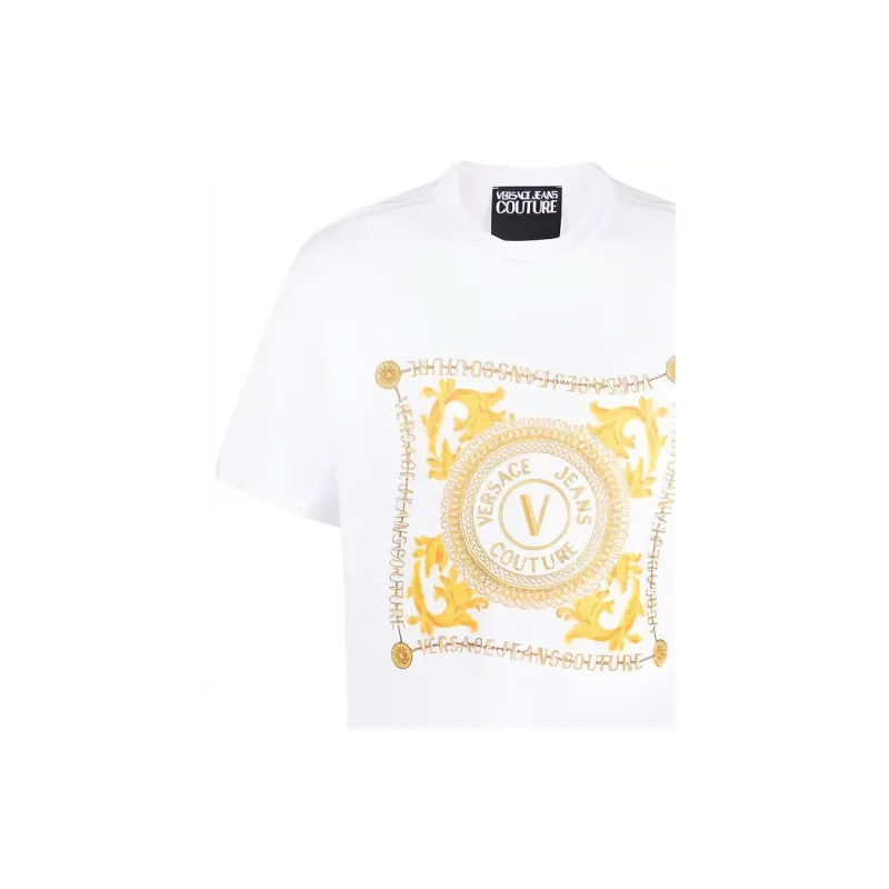VERSACE JEANS Logo Printed Crewneck T Shirt-6