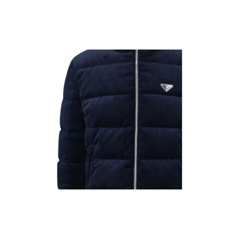 PRADA FW23 Down Jacket Men's Navy-4