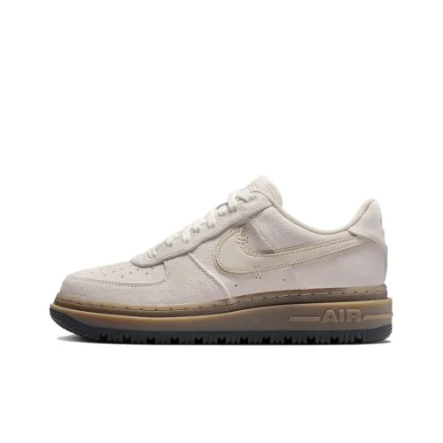 Nike Air Force 1 Skateboard Shoes Unisex Low-Top Beige