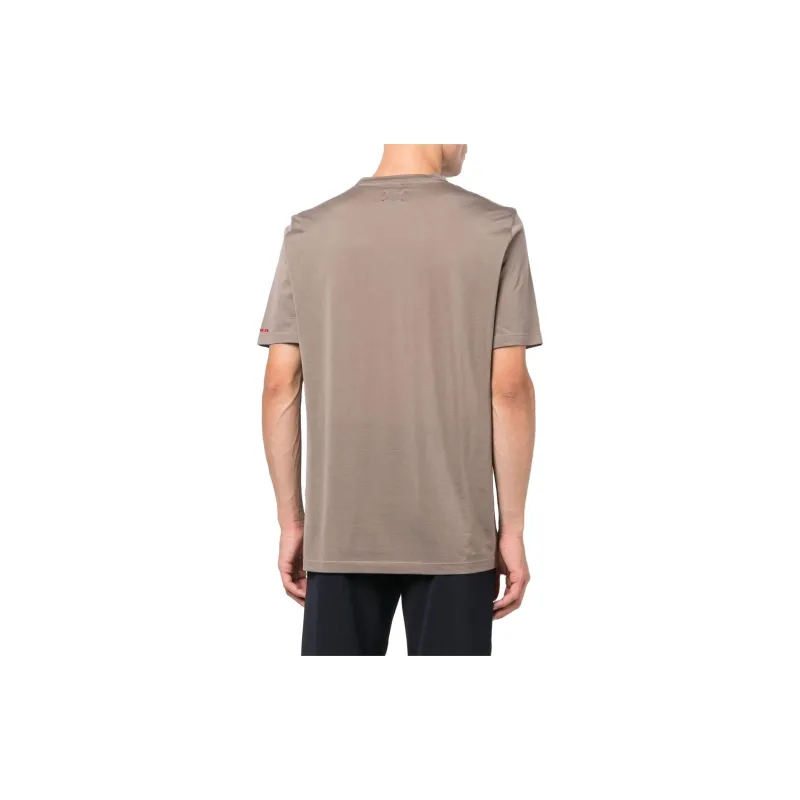KITON Embroidered Logo T shirt-2