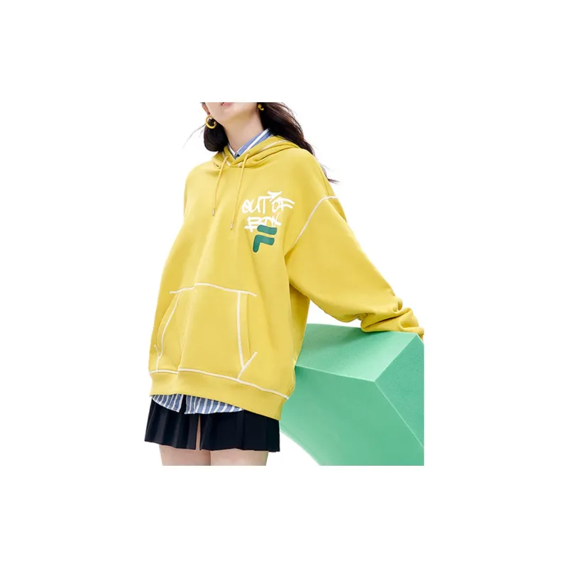 FILA FUSION TOKYO STUDIO Sweatshirts Unisex Maneffi Yellow-5
