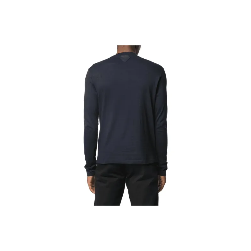 PRADA T-Shirts Men 3 Pack Dark Blue+Dark Blue+Dark Blue-1