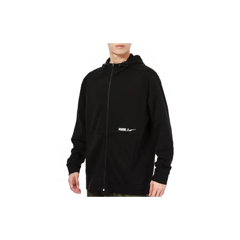 PUMA Spring And Autumn Jacket Men's Black-4