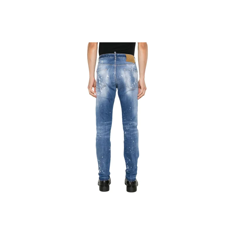 DSQUARED 2 Washed Distressed Bro Jeans-1