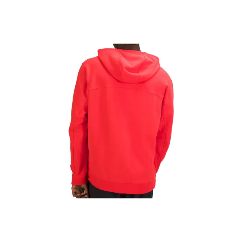 Lululemon Team Canada Team Canada French Terry Oversized Hoodie COC Logo Sweatshirt Men's Carnation Red-1
