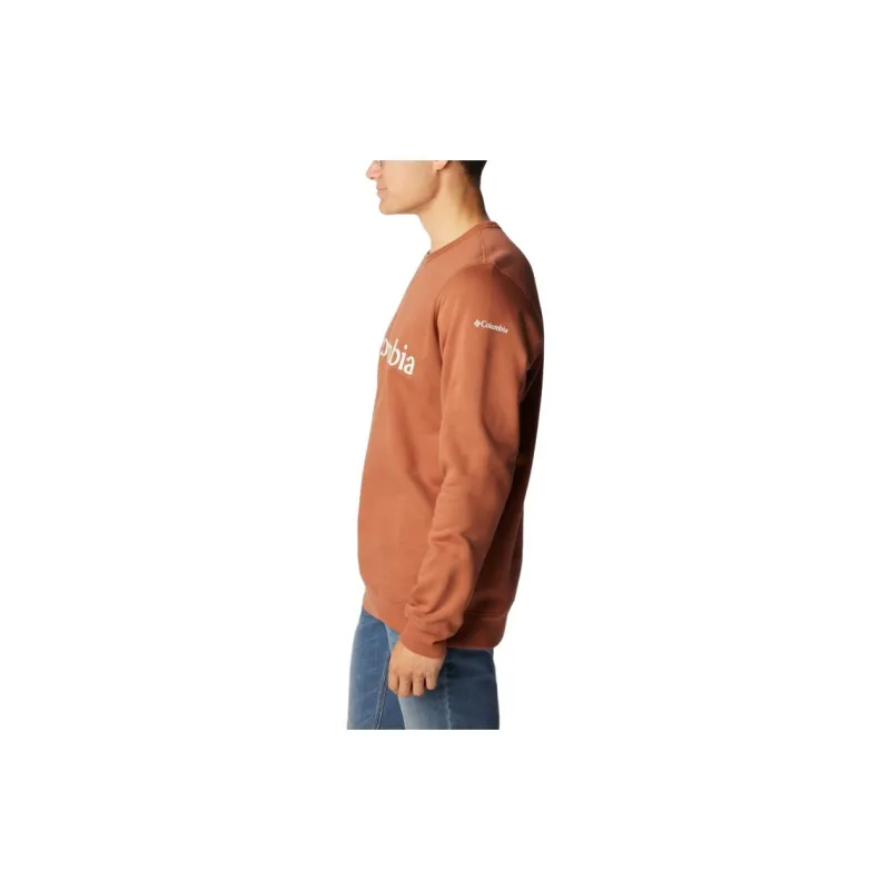 Columbia Fleece Crew Sweatshirt Men's Brown-1