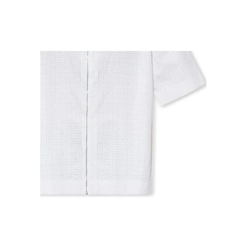 Givenchy Short Sleeve Boxy Fit Zipped Shirt-4