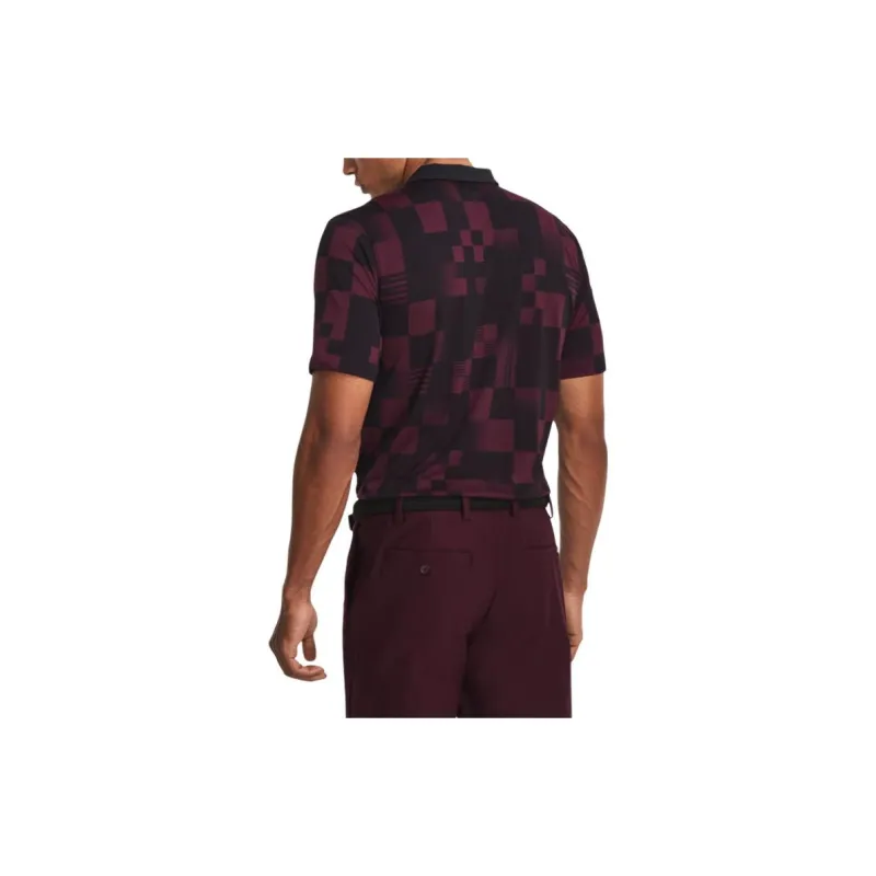 Under Armour Polo Shirts Men Burgundy-4