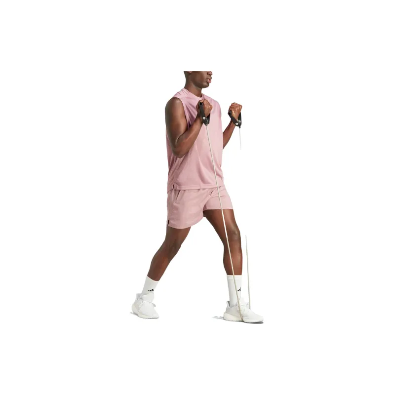 Adidas Gym Tank Tops Men Pink-1