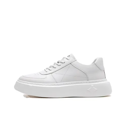 Satchi Low Top Skateboard Shoes Men's White