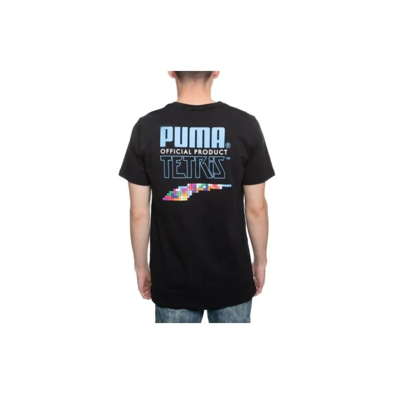 PUMA T Shirts Men Black-1