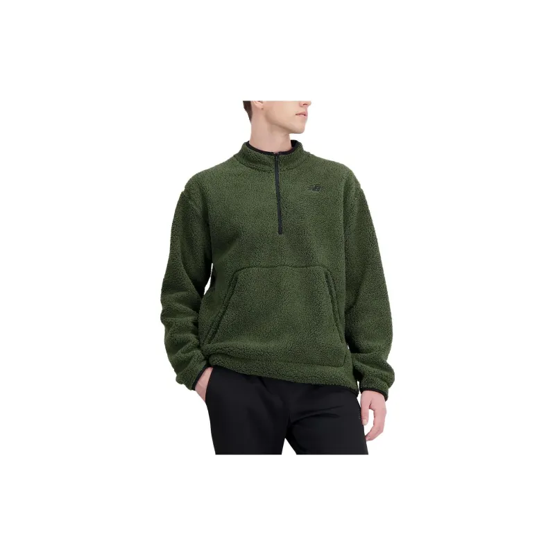 New Balance R.W.Tech Sherpa Jacket Men's Green-4