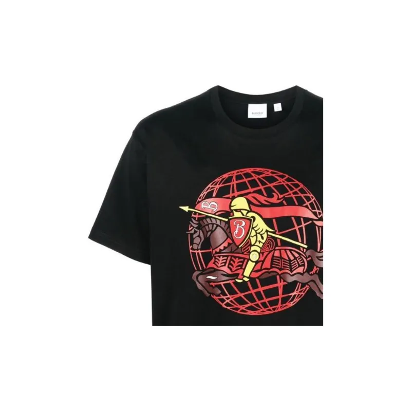Burberry SS23 Regular T Shirt Men's Black-4