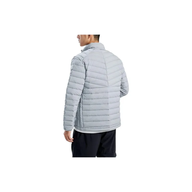 Asics Down Jackets Men Gray-3