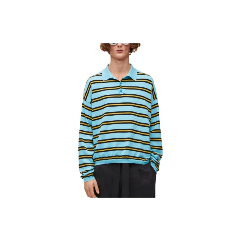 LOEWE Polo Shirts Men Blue-3