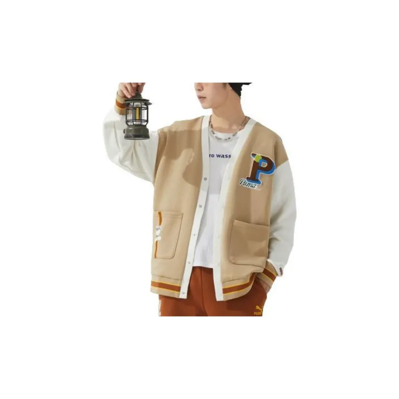 PUMA Jackets Unisex Khaki-2