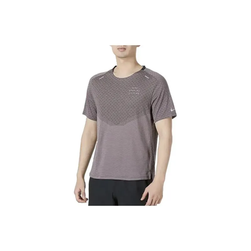 Nike T Shirts Men Brown-4