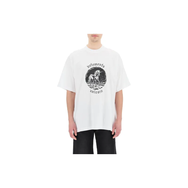 Vetements T Shirts Men White-1