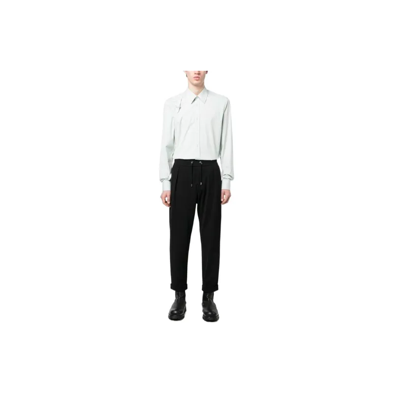 BALMAIN Drawstring Cropped Trousers-1