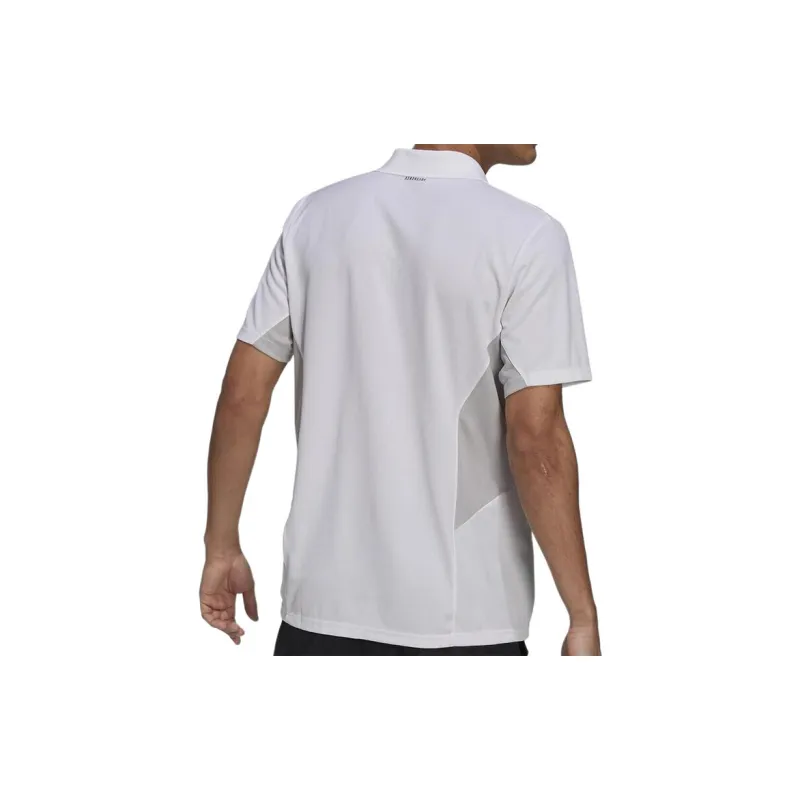 Adidas Pique Polo Shirt Men's White-2