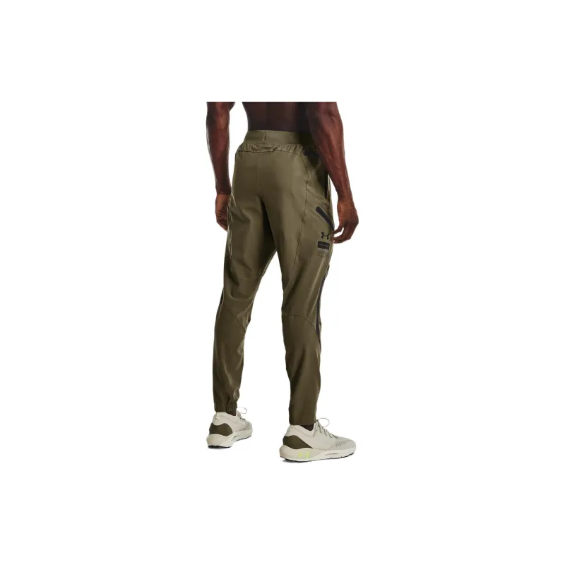 Under Armour Slim Fit Pants Sweatpants Men's Green-5