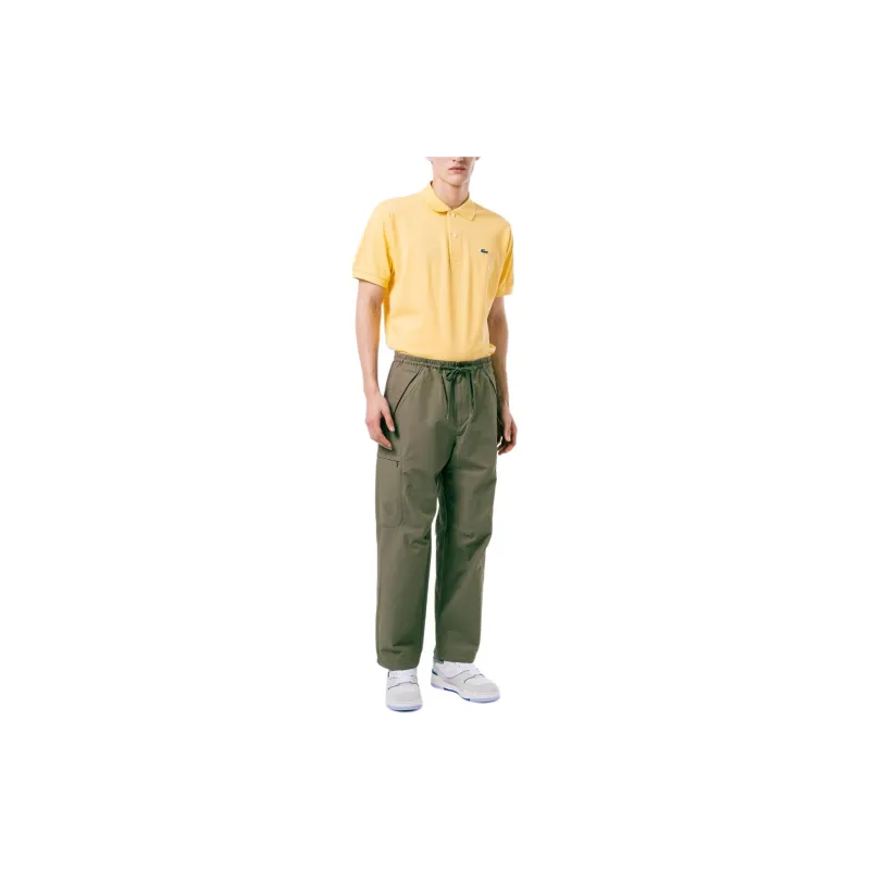 LACOSTE Cargo Pants Men's Green-4