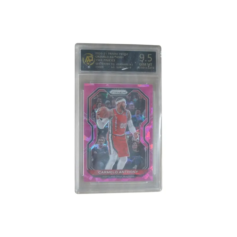 PANINI 2020-21 Prizm Carmelo Anthony Frost Ice Holographic Card RPA 9.5 Points Graded Cards 1 Pc-0