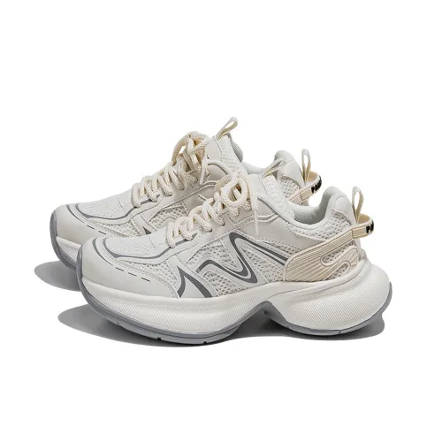 PAUL FRANK Wear Resistant Low Top Chunky Sneakers Women's Beige