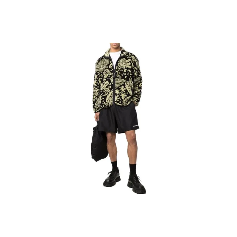 JIL SANDER Sports Shorts Men Black-4
