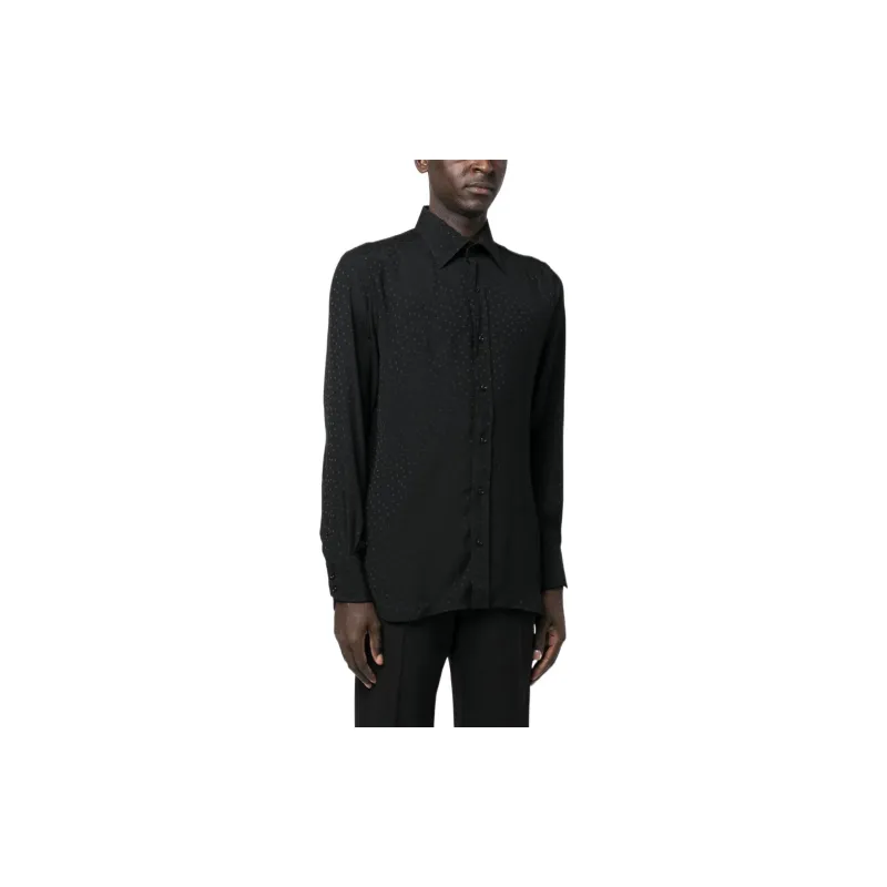 TOM FORD Shirts Men Black-3