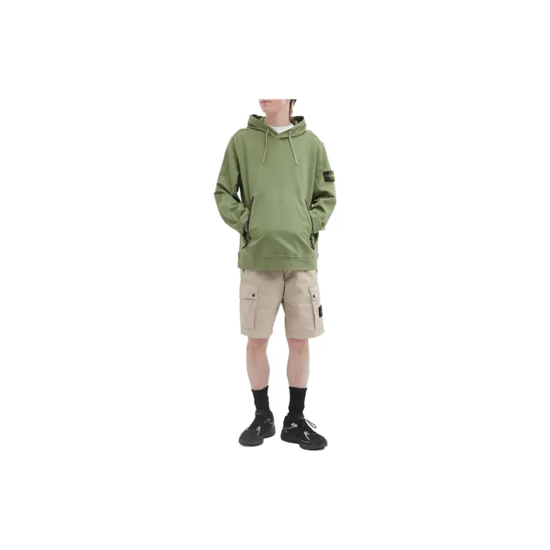 STONE ISLAND Sweatshirts Men Grass Green-3