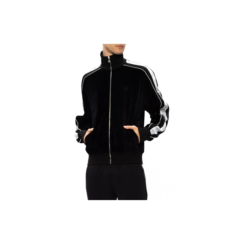VERSACE Jackets Coats Men's Black-4