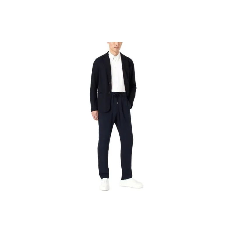GIORGIO ARMANI Icon Single breasted Jacket In Pure Cashmere Jersey Cloth-3