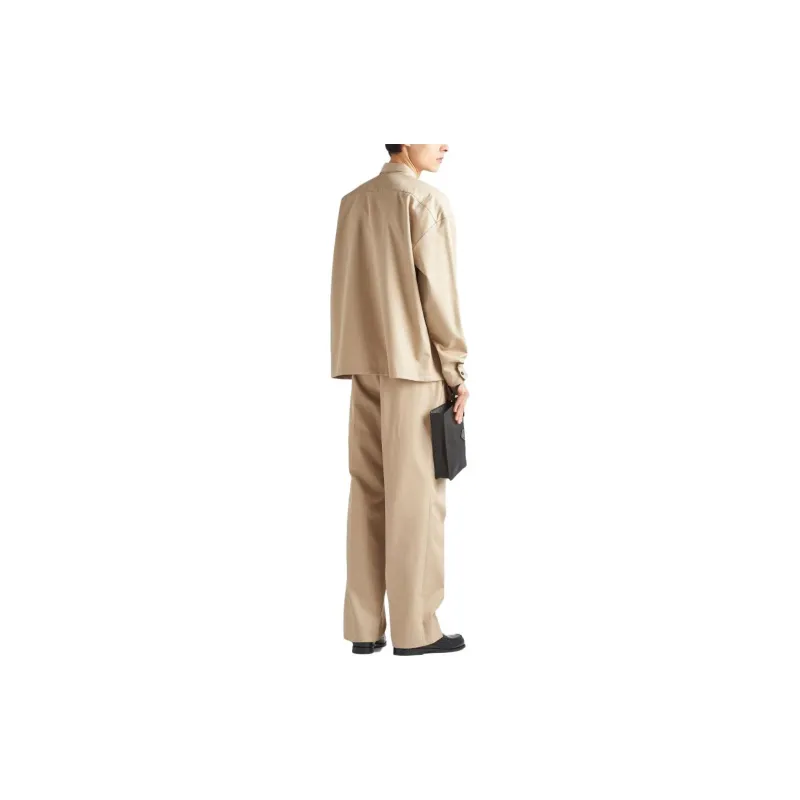PRADA Shirts Men Beige Yellow-2