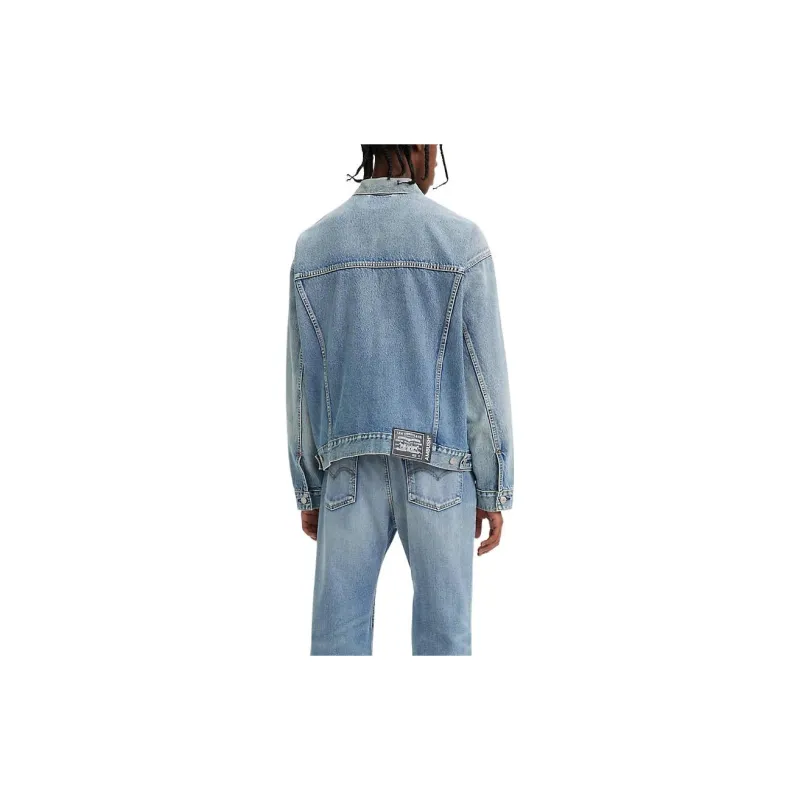 Levis x AMBUSH FW22 Fitted Moderate Denim Jacket Spring And Autumn Men's Light Blue-3