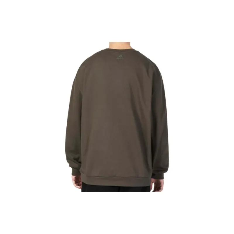 Adidas Sweatshirts Men Olive Green-4