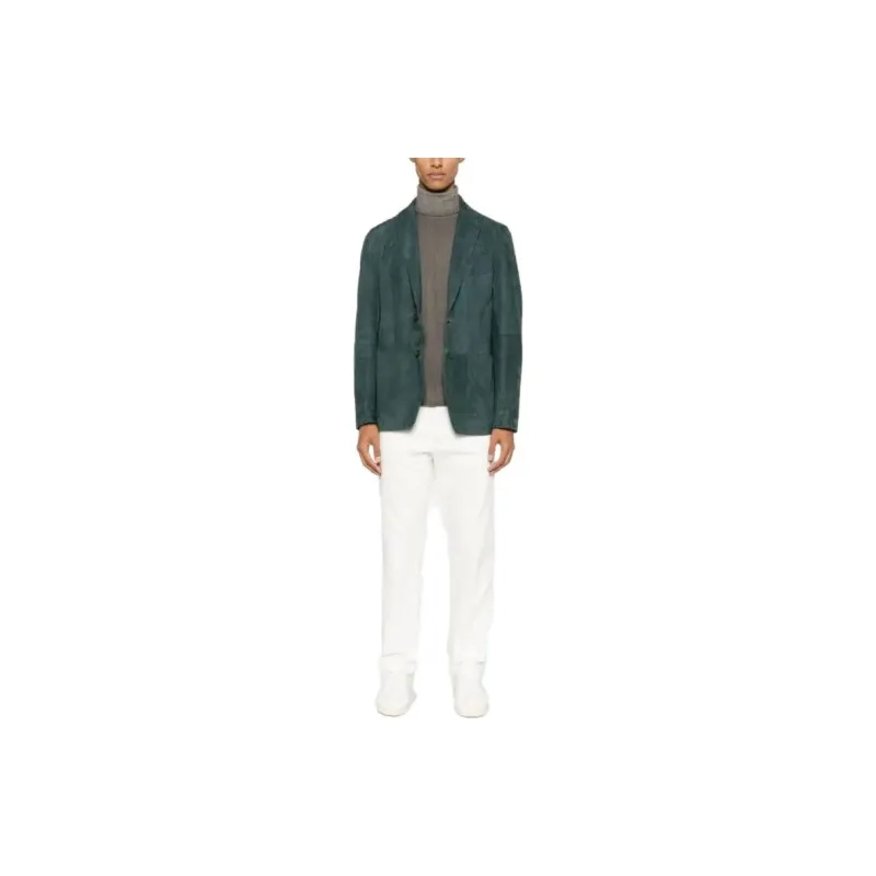 Tagliatore Single-breasted Lambskin Blazer-1