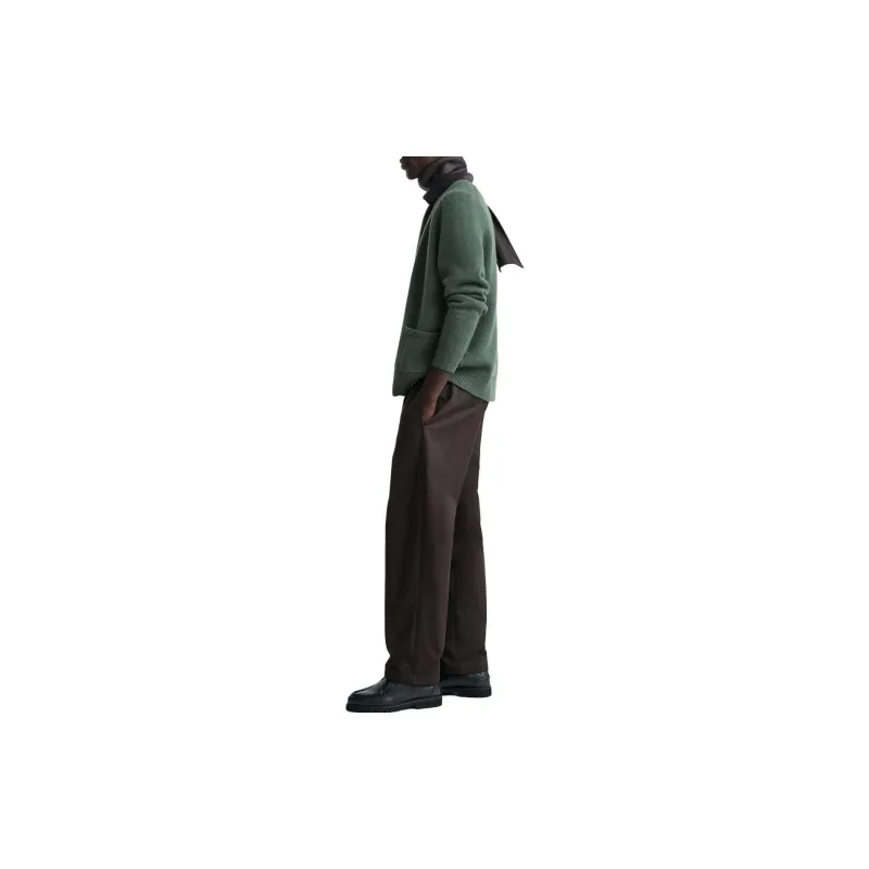 ZARA Knitwear Men Light Khaki Green-3