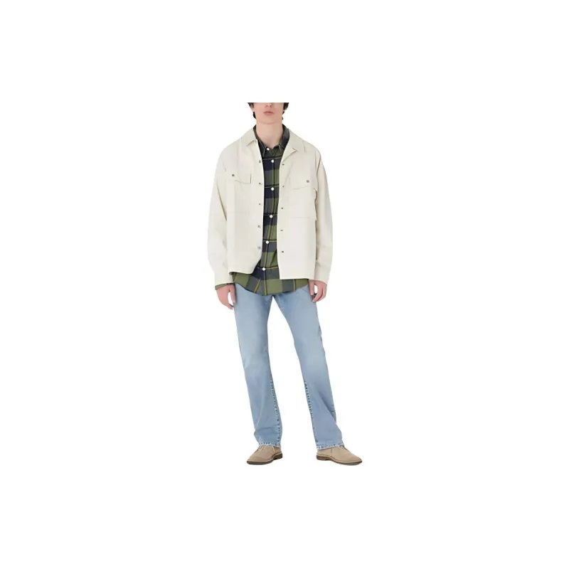 Levi's Jackets Coats Men's White-5