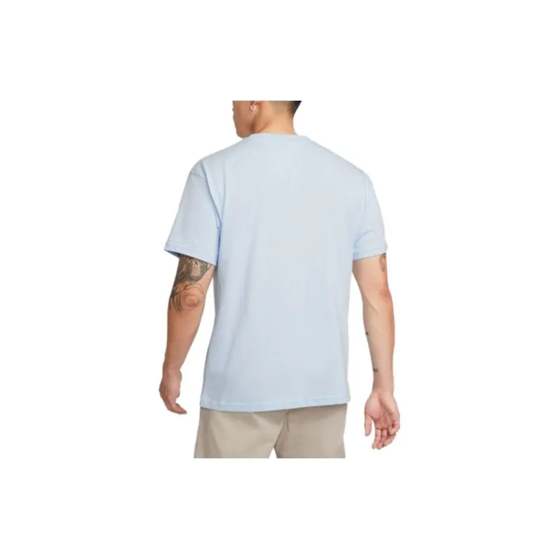Nike T Shirts Men Blue-3