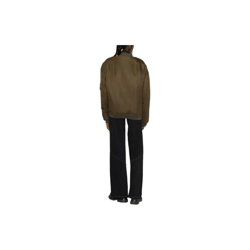 Y/Project Embroidered logo Pinched Bomber Jacket-3