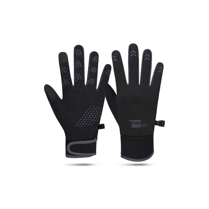 Yi Bu Kang Dralon Composite Crystal Fleece Gloves Unisex-1
