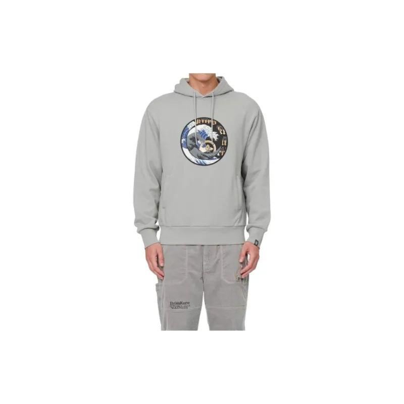 EVISU Sweatshirts Unisex Gray-2