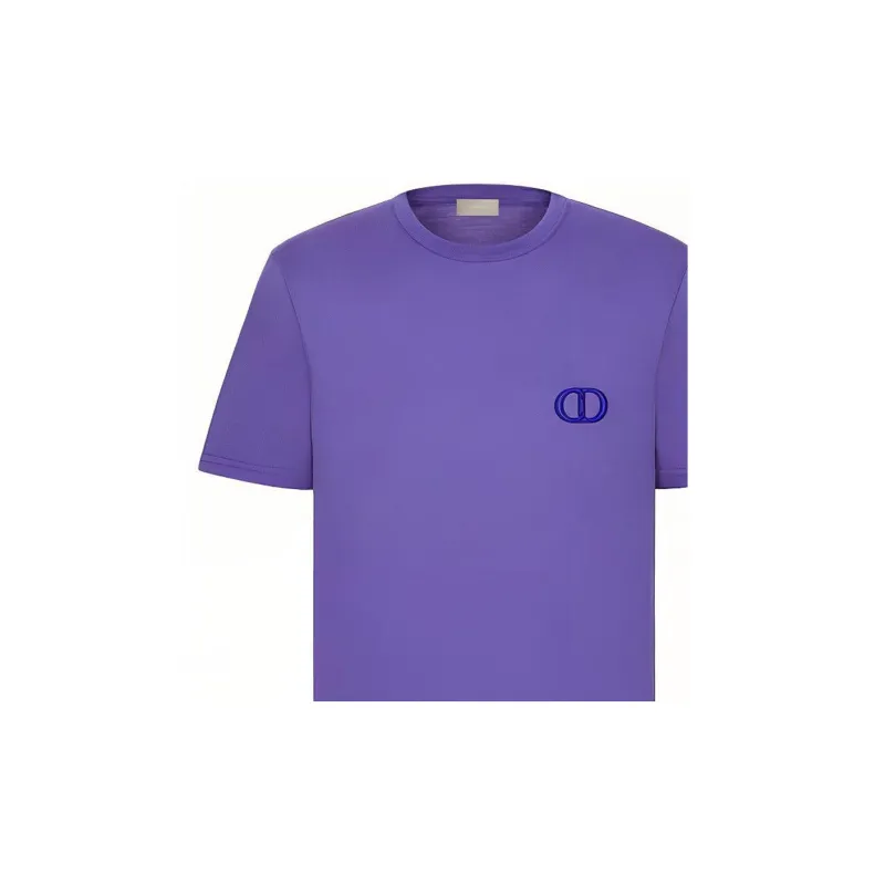 DIOR Quarterly New Products T-Shirts Men Purple-4