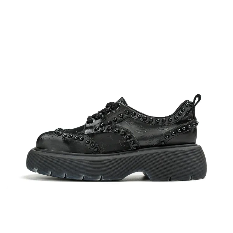 NAUTICA Loafers 5cm Women's Black-0