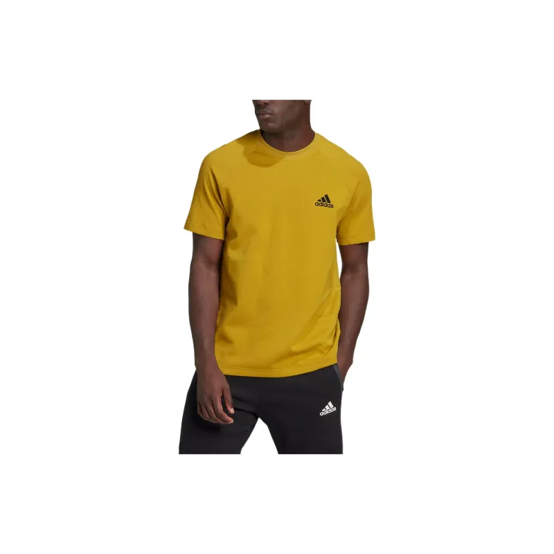 Adidas T Shirts Men Yellow-1
